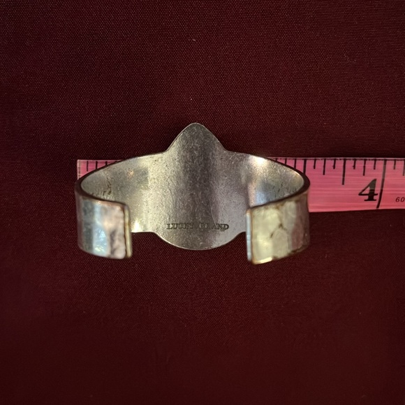 Lucky Brand Vintage Large Blue Stone Bangle - Picture 4 of 6